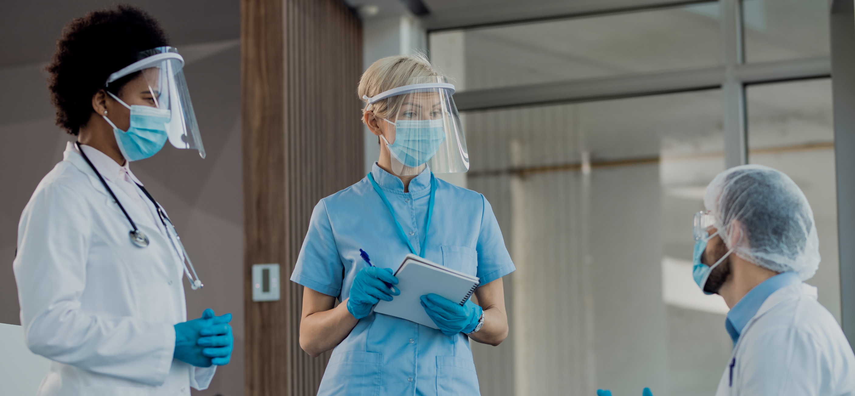 Masked Healthcare Worker